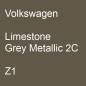 Preview: Volkswagen, Limestone Grey Metallic 2C, Z1.